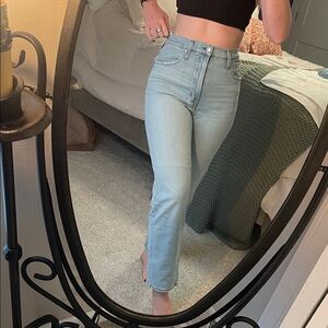 Madewell straight leg jeans